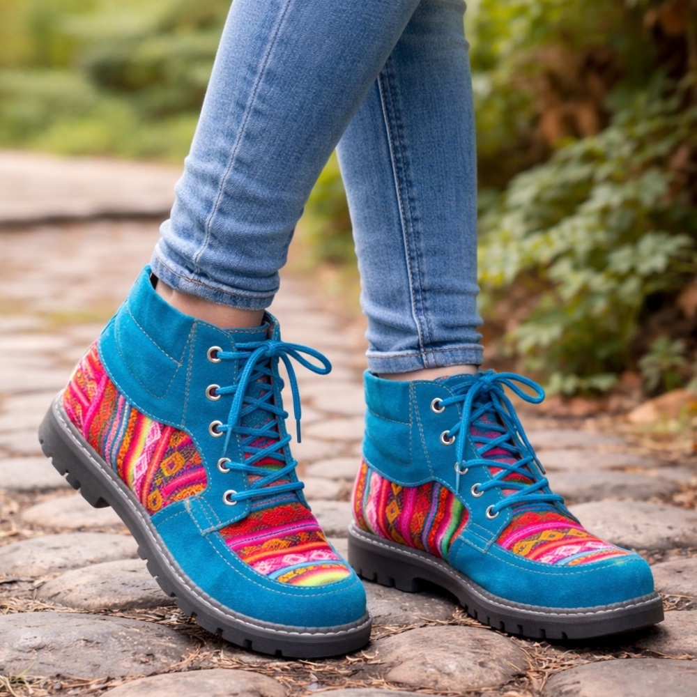 Vintage CATS (Caterpillar) BOHO Walking Machine Utility Boots